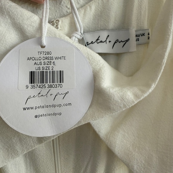 APOLLO CUT OUT DRESS - WHITE - Picture 7 of 7